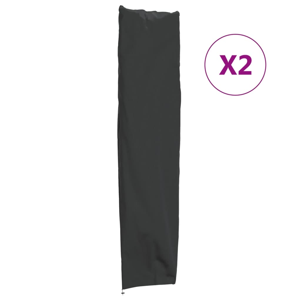 Vidaxl parasolhoes 2 st 240x57 57 cm 420d oxford stof
