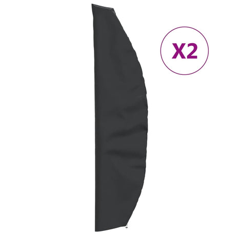 Vidaxl parasolhoezen 2 st 280x30 81 45 cm 420d oxford stof