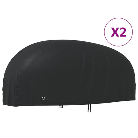 Vidaxl motorhoezen 2 st 245x105x125 cm 210d oxford stof