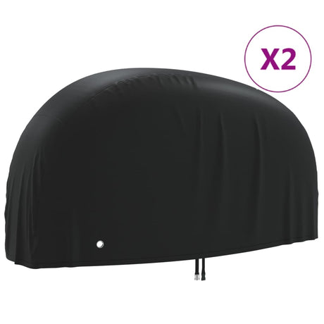 Vidaxl fietshoezen 2 st 190t 200x85x110 cm oxford stof