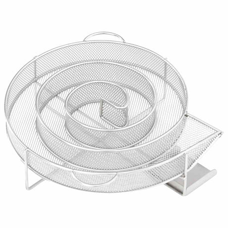 Vidaxl rookgenerator koud rond 19,5 cm roestvrij staal
