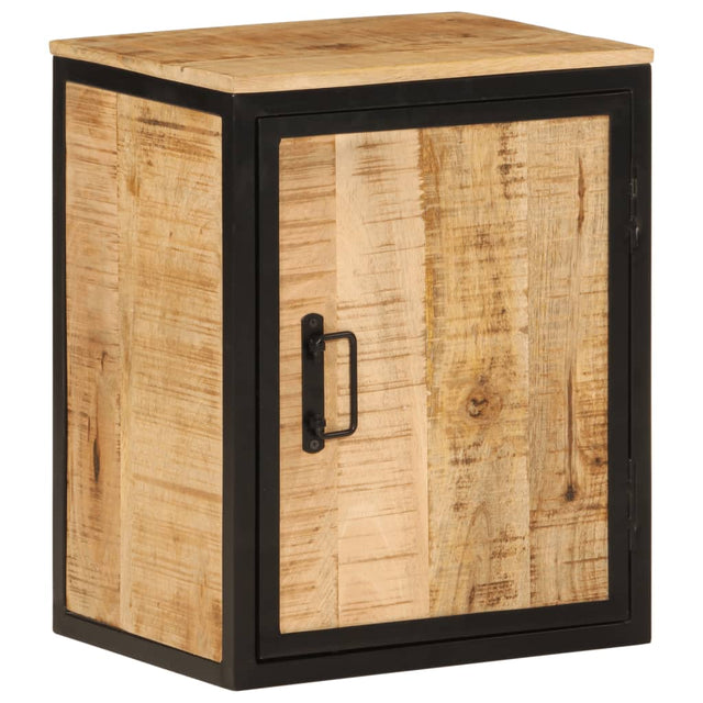 Vidaxl badkamerkast 40x30x50 cm massief mangohout en ijzer