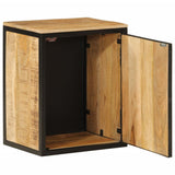 Vidaxl badkamerkast 40x30x50 cm massief mangohout en ijzer