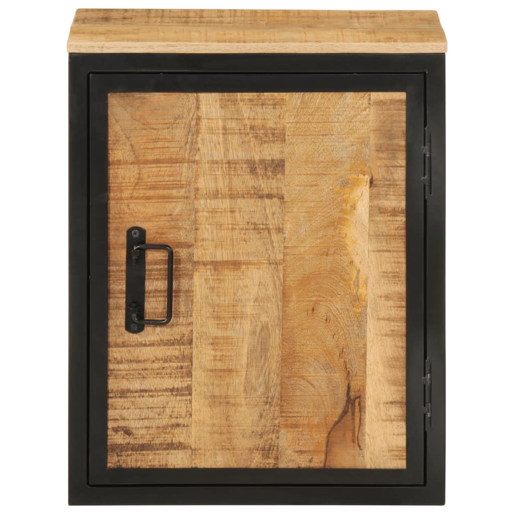 Vidaxl badkamerkast 40x30x50 cm massief mangohout en ijzer