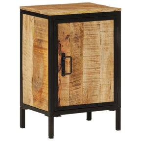 Vidaxl badkamerkast 40x30x60 cm massief mangohout en ijzer
