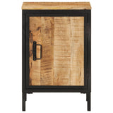 Vidaxl badkamerkast 40x30x60 cm massief mangohout en ijzer