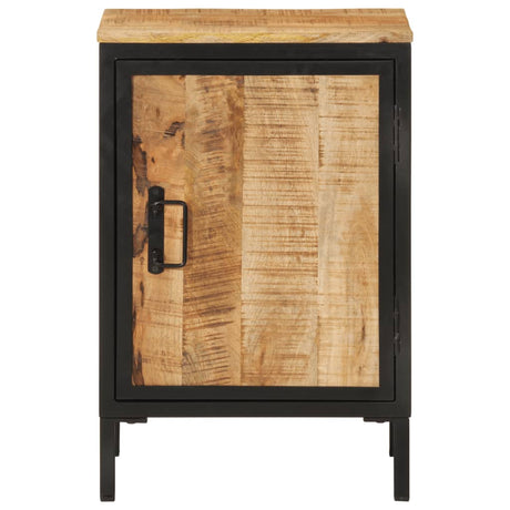 Vidaxl badkamerkast 40x30x60 cm massief mangohout en ijzer