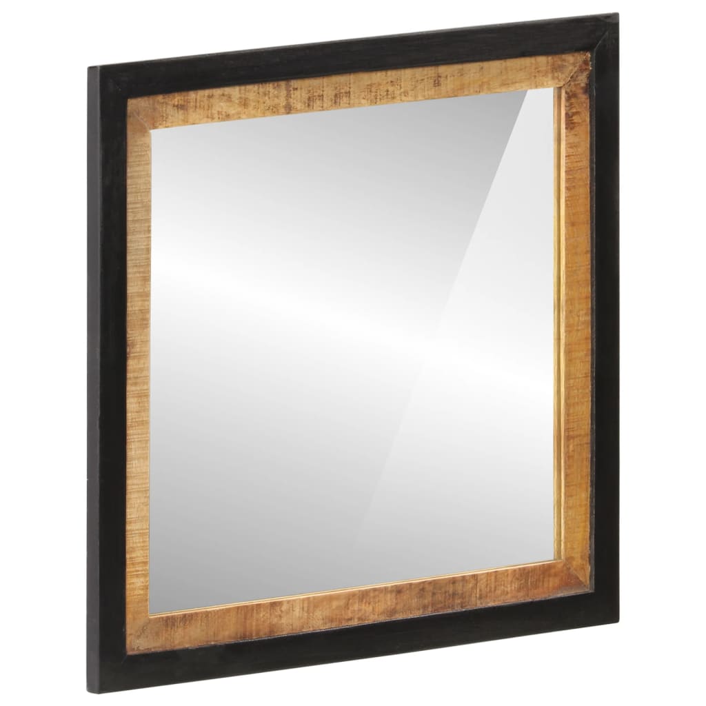 Vidaxl badkamerspiegel 55x1x60 cm glas en massief mangohout