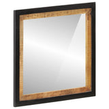 Vidaxl badkamerspiegel 55x1x60 cm glas en massief mangohout