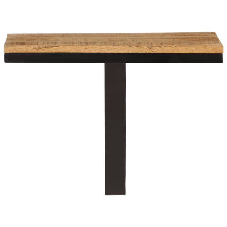 Vidaxl wandschap 40x30x32 cm massief mangohout en ijzer