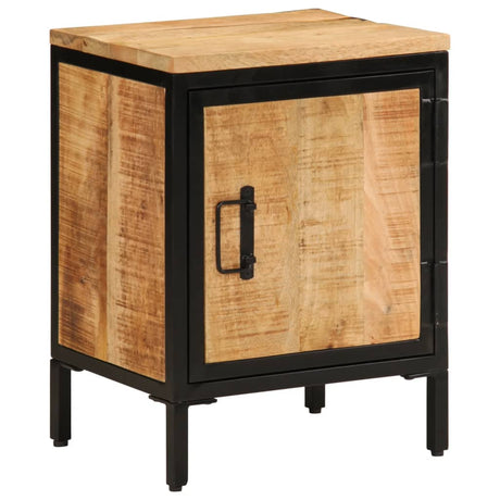 Vidaxl nachtkastje 40x30x52,5 cm massief ruw mangohout