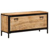 Vidaxl skoskap 110x35x53 cm solid mangowood