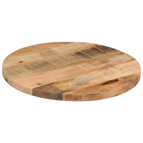 Vidaxl tafelblad rond ø 40x2,5 cm massief ruw mangohout