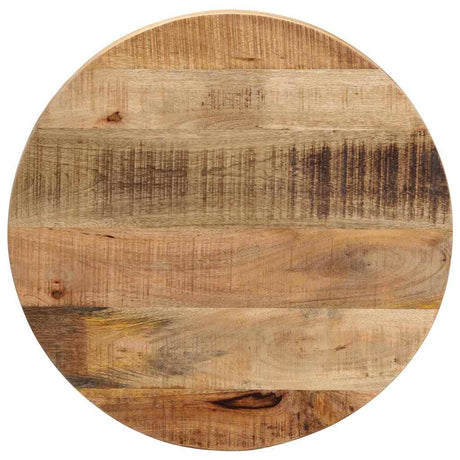 Vidaxl tafelblad rond ø 50x3,8 cm massief ruw mangohout