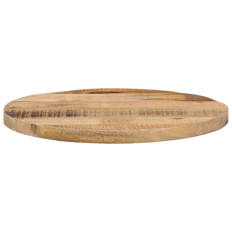 Vidaxl tafelblad rond ø 50x3,8 cm massief ruw mangohout