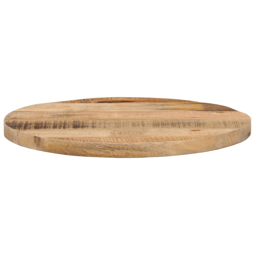 Vidaxl tafelblad rond ø 60x1,5 cm massief ruw mangohout