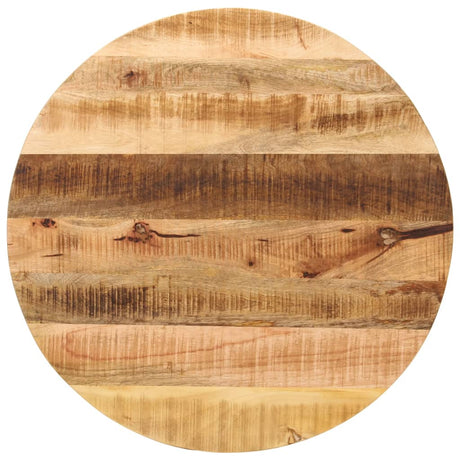 Vidaxl tafelblad rond ø 70x1,5 cm massief ruw mangohout