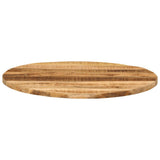 Vidaxl tafelblad rond ø 80x1,5 cm massief ruw mangohout