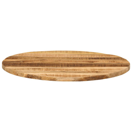 Vidaxl tafelblad rond ø 80x1,5 cm massief ruw mangohout