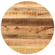 Vidaxl tafelblad rond ø 80x3,8 cm massief ruw mangohout