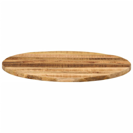 Vidaxl tafelblad rond ø 90x2,5 cm massief ruw mangohout