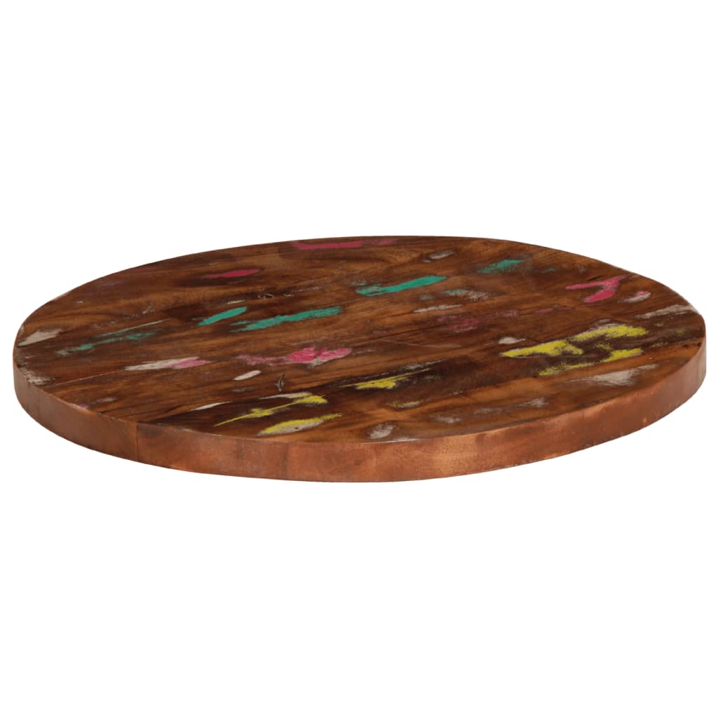 Vidaxl tafelblad rond ø 50x3,8 cm massief gerecycled hout