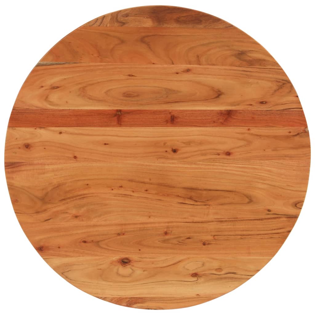 Vidaxl tafelblad rond ø 90x3,8 cm massief acaciahout