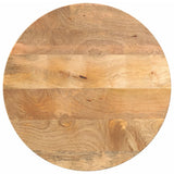 Vidaxl tafelblad rond ø 50x2,5 cm massief ruw mangohout