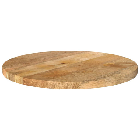 Vidaxl tafelblad rond ø 60x3,8 cm massief ruw mangohout