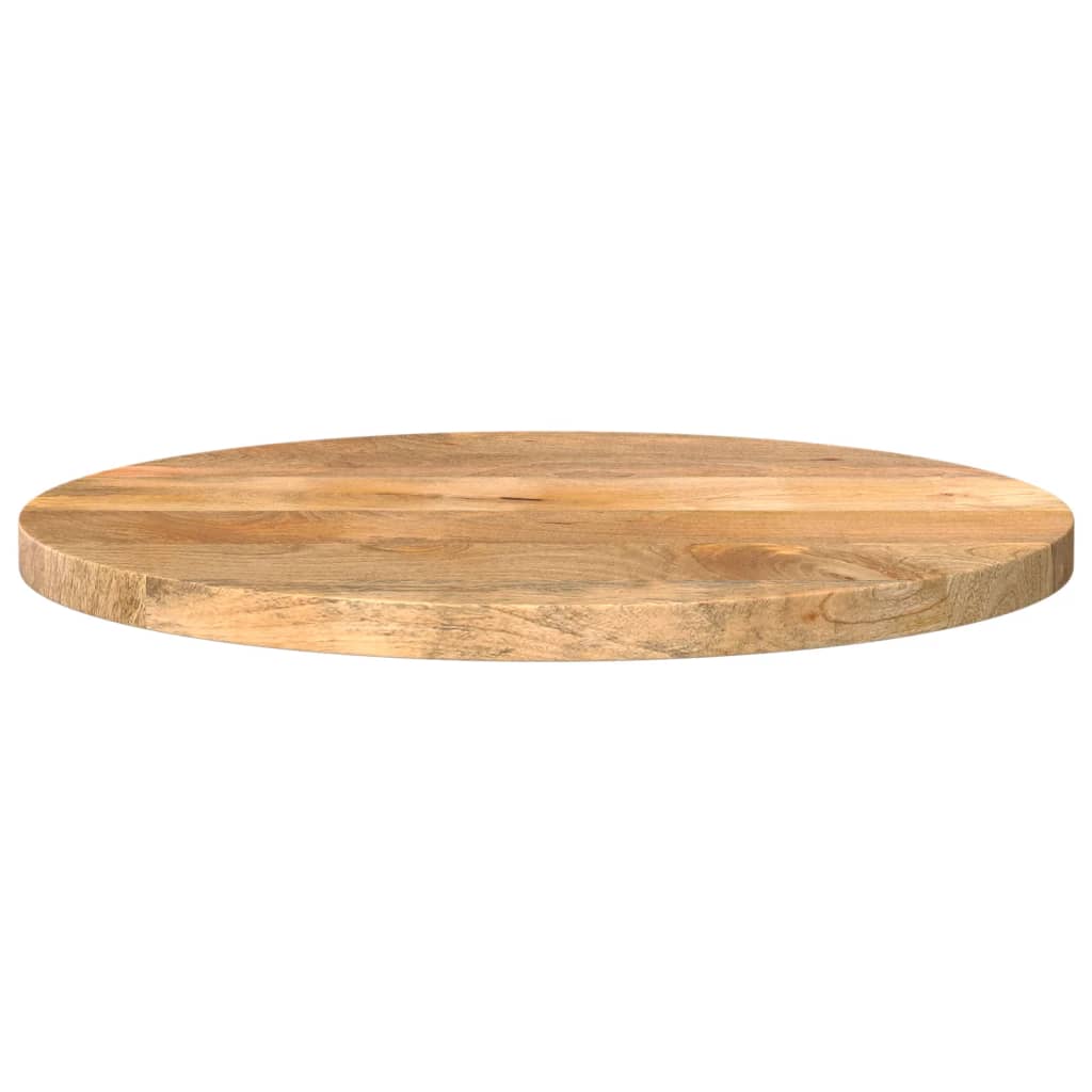 Vidaxl tafelblad rond ø 60x3,8 cm massief ruw mangohout