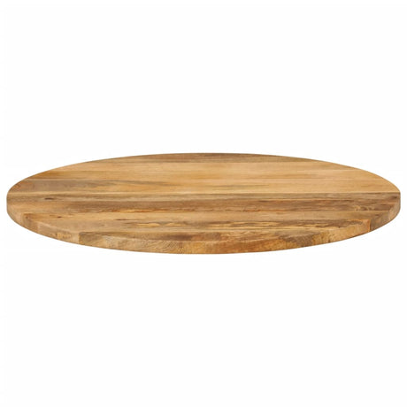 Vidaxl tafelblad rond ø 90x2,5 cm massief ruw mangohout