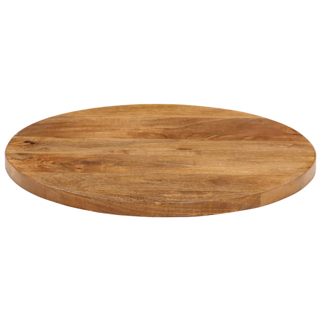 Vidaxl tafelblad rond ø 50x2,5 cm massief ruw mangohout