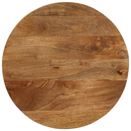 Vidaxl tafelblad rond ø 50x3,8 cm massief ruw mangohout