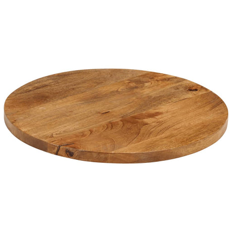 Vidaxl tafelblad rond ø 50x3,8 cm massief ruw mangohout