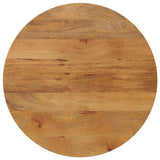Vidaxl tafelblad rond ø 70x2,5 cm massief ruw mangohout