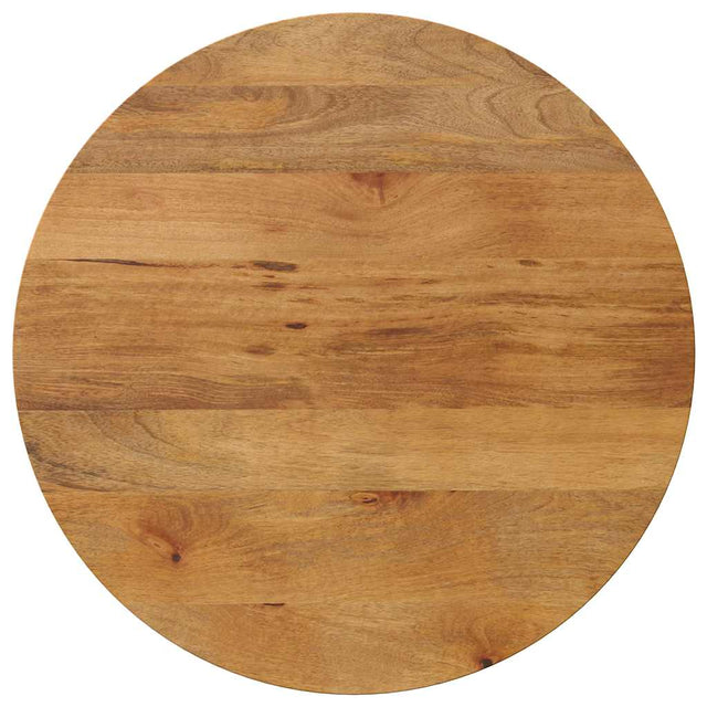 Vidaxl tafelblad rond ø 70x2,5 cm massief ruw mangohout