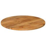 Vidaxl tafelblad rond ø 70x2,5 cm massief ruw mangohout