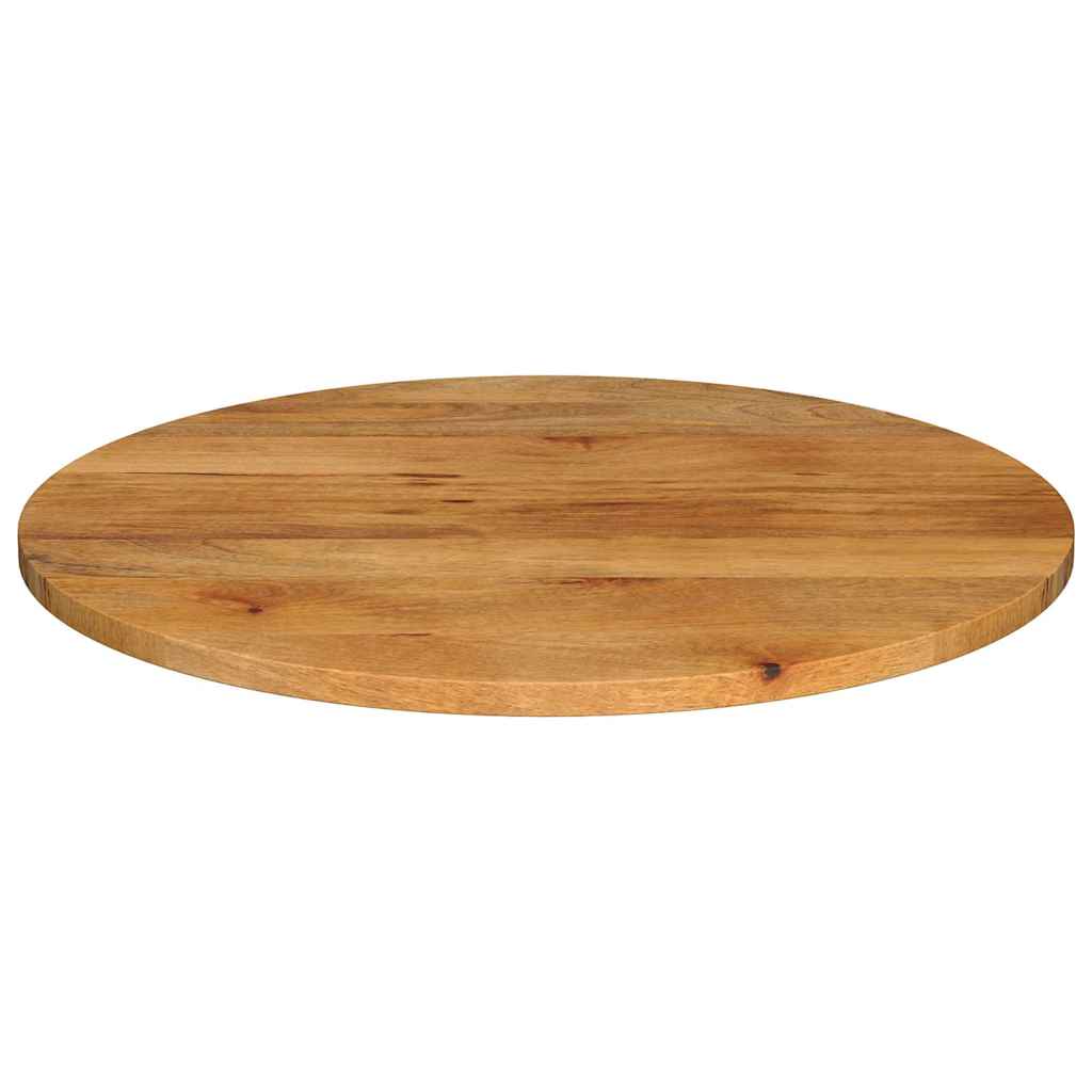 Vidaxl tafelblad rond ø 70x2,5 cm massief ruw mangohout