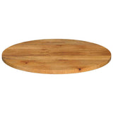 Vidaxl tafelblad rond ø 70x2,5 cm massief ruw mangohout