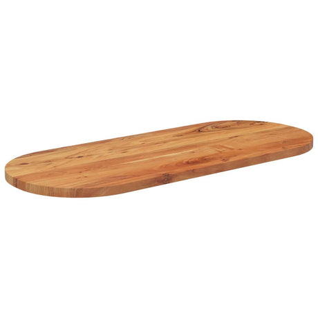 Vidaxl tafelblad ovaal 120x50x3,8 cm massief acaciahout