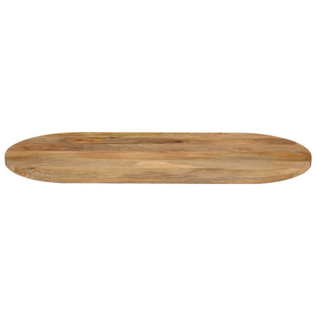 Vidaxl tafelblad ovaal 80x40x2,5 cm massief mangohout