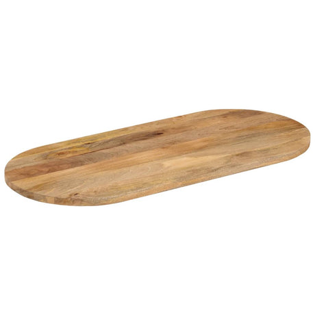 Vidaxl tafelblad ovaal 100x40x2,5 cm massief mangohout