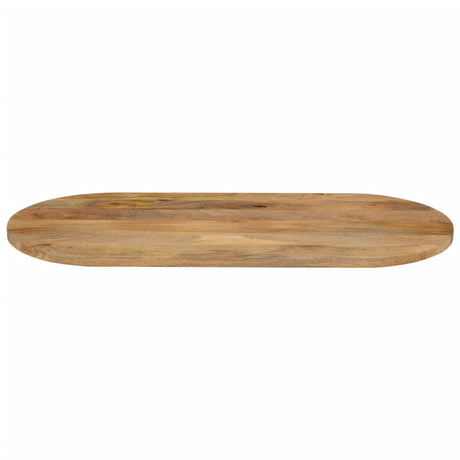 Vidaxl tafelblad ovaal 120x60x2,5 cm massief mangohout