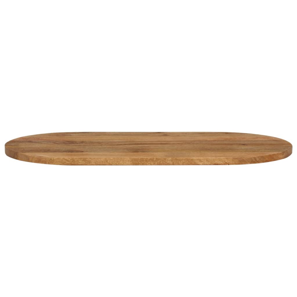 Vidaxl tafelblad ovaal 80x40x2,5 cm massief mangohout