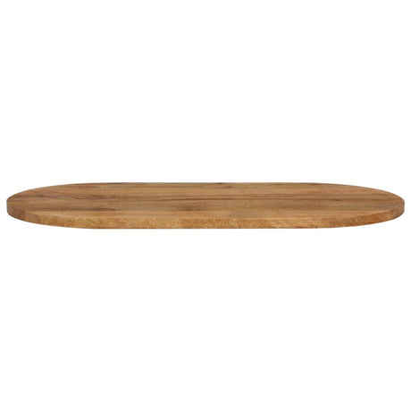 Vidaxl tafelblad ovaal 100x50x3,8 cm massief mangohout