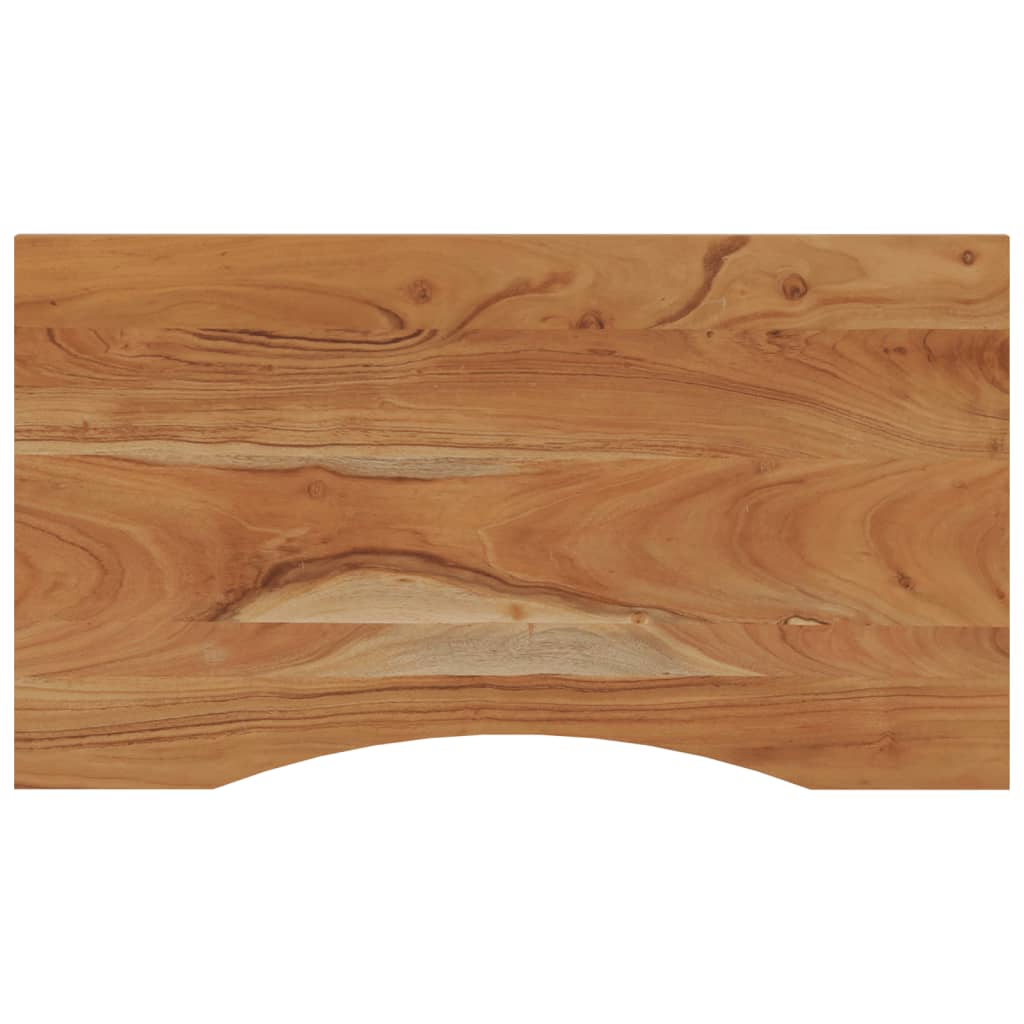 Vidaxl bureaublad rechthoekig 100x50x2,5 cm massief acaciahout