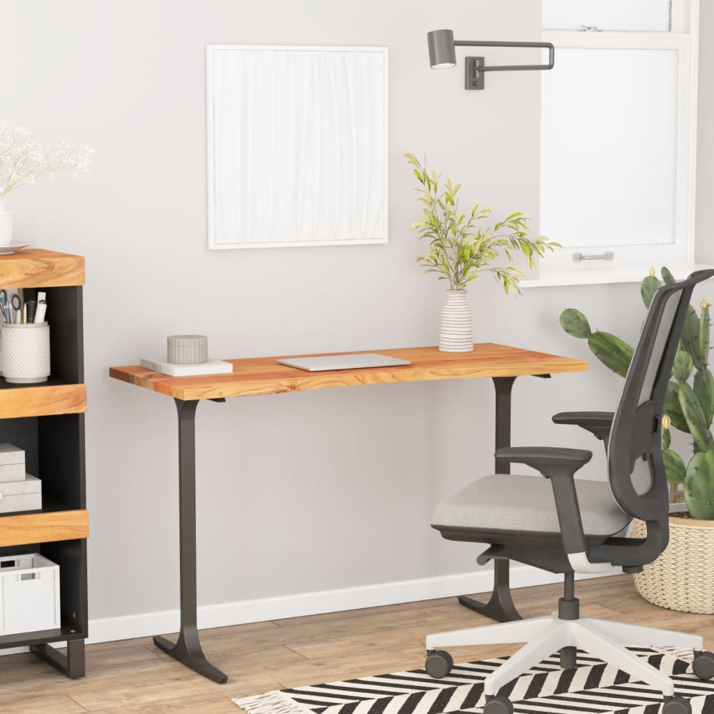 Vidaxl bureaublad rechthoekig 120x60x2,5 cm massief acaciahout