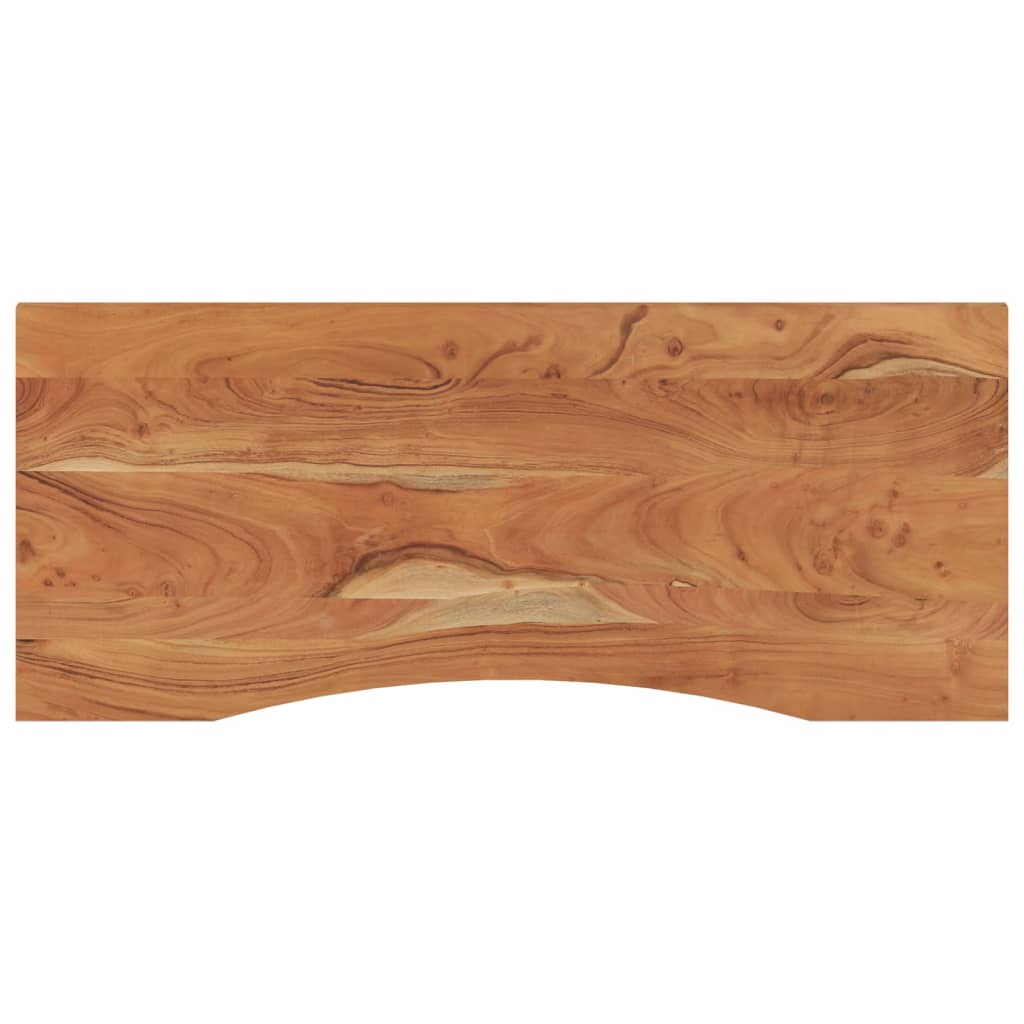 Vidaxl bureaublad rechthoekig 140x60x2,5 cm massief acaciahout
