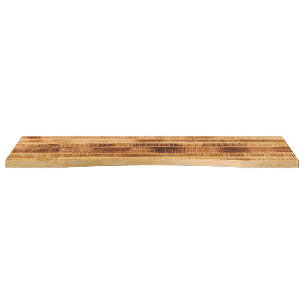 Vidaxl bureaublad met ronding 110x50x2,5 cm massief ruw mangohout