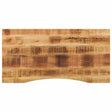 Vidaxl bureaublad met ronding 110x60x2,5 cm massief ruw mangohout